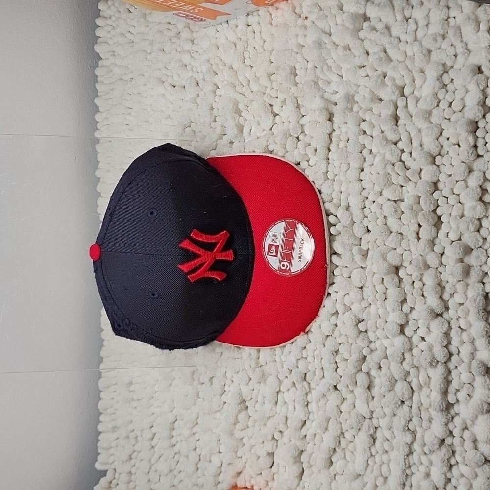 🔥NEW YORK YANKEES🔥 DISTRESSED *59 FIFTY ×GENUINE MLB× HAT *ONE SIZE FITS ALL* - Picture 16 of 16